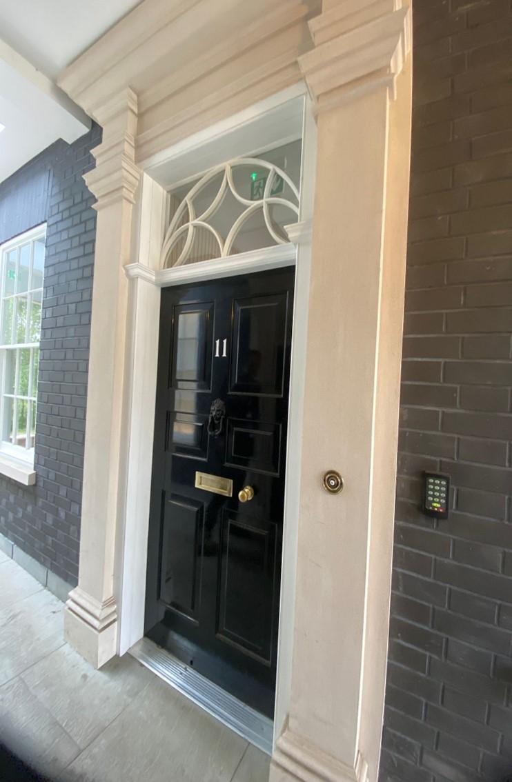 Replica Downing Street Doors – Chelmsford